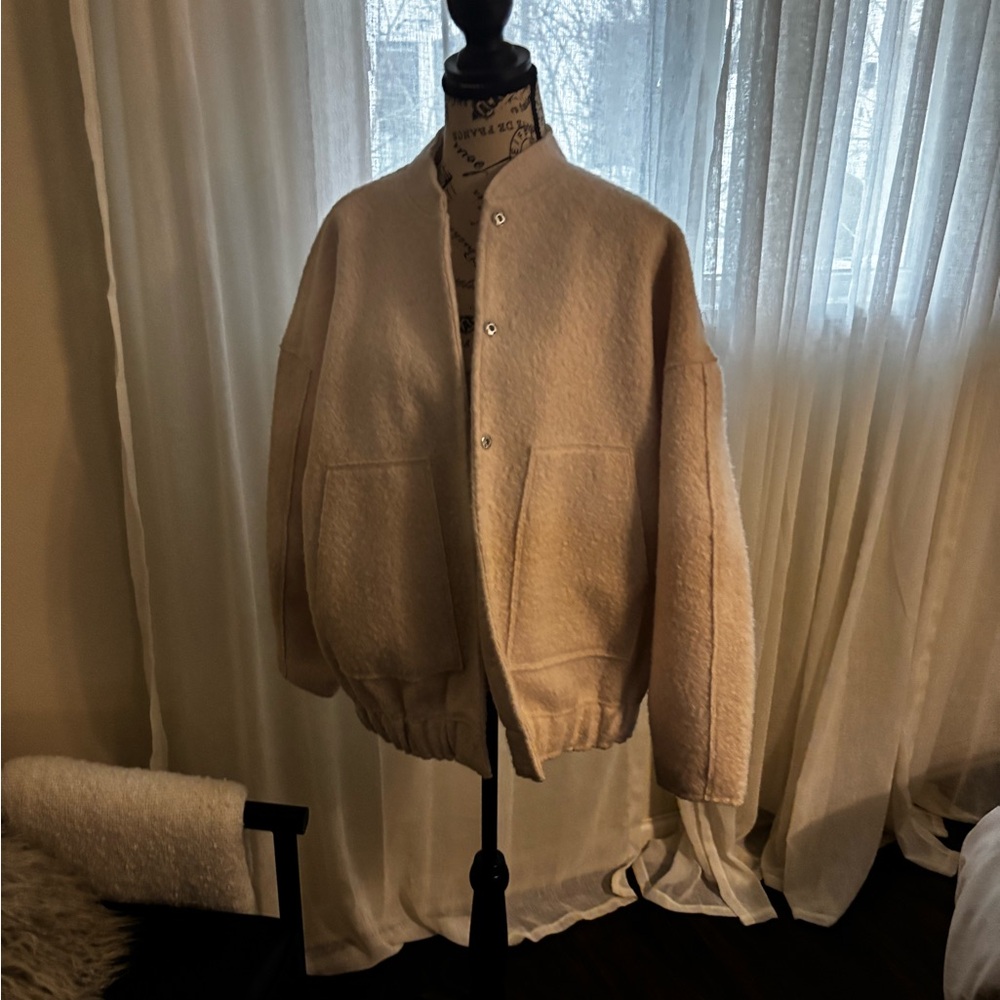 Zara Women's Cream Jacket xs